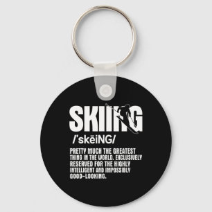 Alpine Ski Slope Downhill Skiing Skier Sports Grea Sleutelhanger