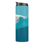 Alpine Skiërs Freestyle Skiën Thermosbeker (Geroteerd rechts)