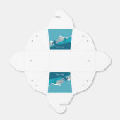 Alpine Skiers op de Snowy Mountain Gepersonaliseer Bedankdoosjes (Uitgevouwen)