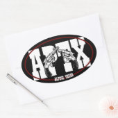 Alpine Texas Vinyl Sticker Oval (Envelop)