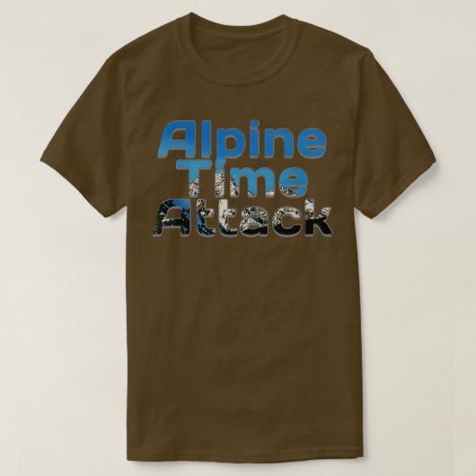 Alpine Time Attack T-shirt (Design voorkant)