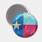 ALPINE, TX Magnet (Voorkant / Achterkant)