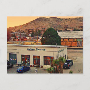 Alpine Uitzicht from Holland Hotel, Alpine, TX Briefkaart