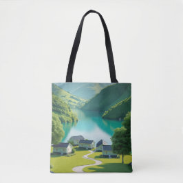 Alpine Uitzichten in beweging Tote Bag