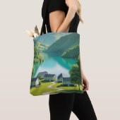 Alpine Uitzichten in beweging Tote Bag (Dichtbij)