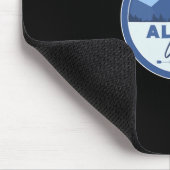 Alpine Utah Ut Mountains Badge Hiking Souvenir  Muismat (Hoek)