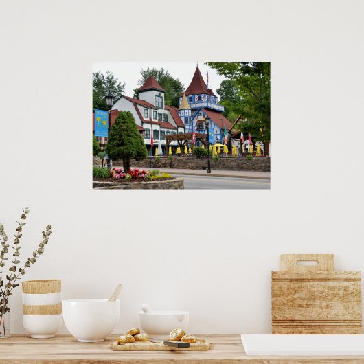 Alpine Village Poster (Keuken)