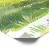 Alpine Whisper - weide onder de toppen Poster (Hoek)