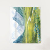 Alpine Whisper - weide onder de toppen Wandkleed (Voorkant)