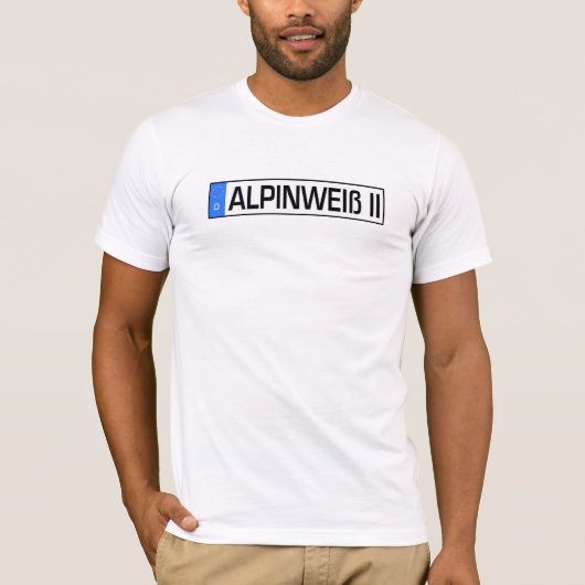 Alpine White II Euro bord T-shirt (Voorkant)