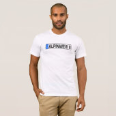 Alpine White II Euro bord T-shirt (Voorkant volledig)
