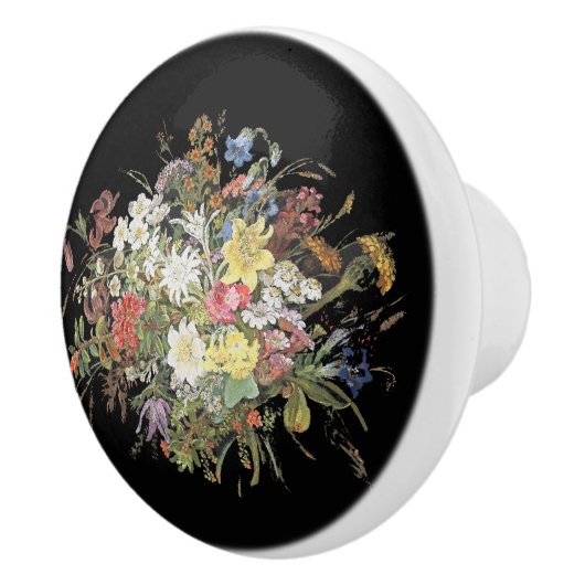 Alpine Wildflower Flowers Edelweiss Knob Keramische Knop (Rechts)