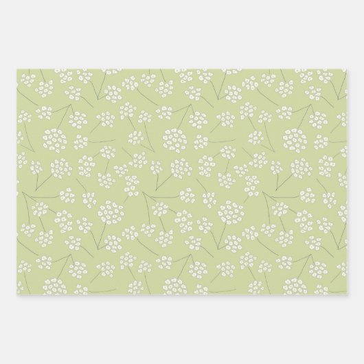 Alpine Wildflowers Coördinerende Cadeauverpakking Inpakpapier Vel (Voorkant 3)