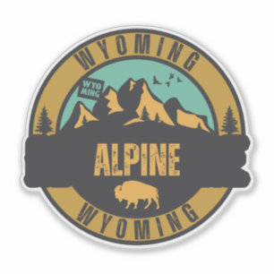 Alpine, Wyoming Sticker
