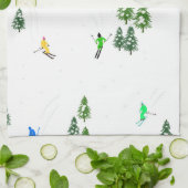 Alpineskiën | Gondola Skilift vakantieskiërs Theedoek (Gevouwen)