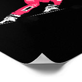 Alpineskiën Ski Racing Skiloper Ski Afdaling Poster (Hoek)