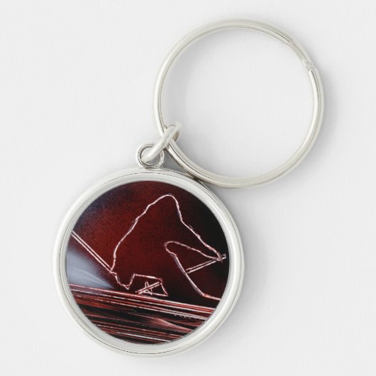 alpineskiën Sleutelhanger (Voorkant)