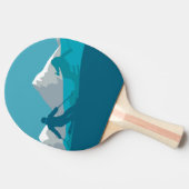 Alpineskiërs Alpineskiën Tafeltennisbatje (Zijkant)