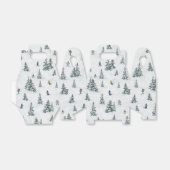 Alpineskiërs en Verborgen Yetis - Downhill Skiën Bedankdoosjes (Uitgevouwen)