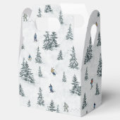 Alpineskiërs en Verborgen Yetis - Downhill Skiën Bedankdoosjes (Geopend)