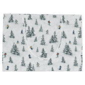 Alpineskiërs en Verborgen Yetis - Downhill Skiën Groot Cadeauzakje (Achterkant)