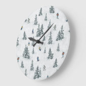 Alpineskiërs en Verborgen Yetis - Downhill Skiën Grote Klok (Hoek)