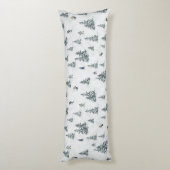 Alpineskiërs en Verborgen Yetis - Downhill Skiën Lichaamskussen (Achterkant (Verticaal))