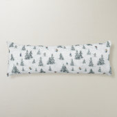 Alpineskiërs en Verborgen Yetis - Downhill Skiën Lichaamskussen (Voorkant)