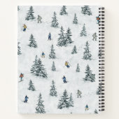 Alpineskiërs en Verborgen Yetis - Downhill Skiën Notitieboek (Achterkant)