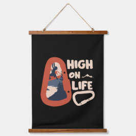 Alpinisme Bergbeklimmen High On Life Hangend Wandkleed