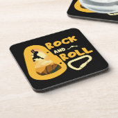 Alpinisme Bergbeklimmen hoog op leven Bier Onderzetter (Linkerzijde)