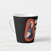 Alpinisme Bergbeklimmen hoog op leven Latte Mok (Linkerhoek)