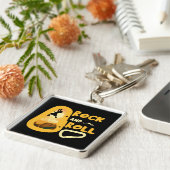 Alpinisme Bergbeklimmen hoog op leven Sleutelhanger (Zijkant)