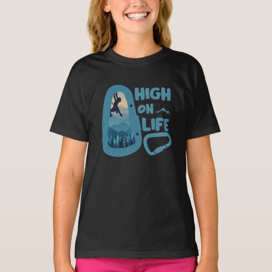 Alpinisme Bergbeklimmen T-shirt (Voorkant)