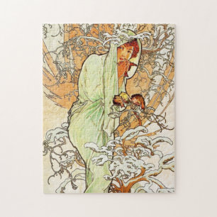 Alpohense Mucha Winter Puzzle Legpuzzel