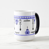 Alpona Design Blauw Magische Mok (Voorkant rechts)