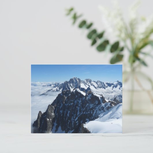 Alps Chamonix Briefkaart (Staand voorkant)