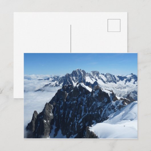 Alps Chamonix Briefkaart (Voorkant / Achterkant)