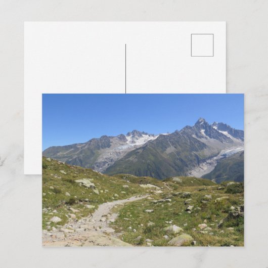 Alps Chamonix Briefkaart (Voorkant / Achterkant)