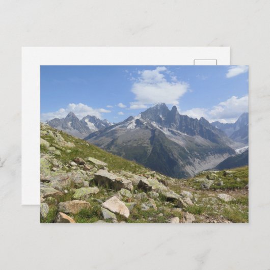 Alps Chamonix Briefkaart (Voorkant / Achterkant)