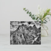 Alps Chamonix Folie Feestdagen Briefkaart (Staand Voorkant)