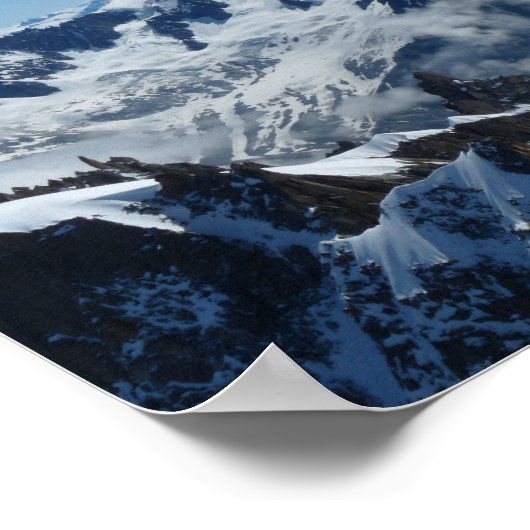 Alps Chamonix Mont Blanc Poster (Hoek)