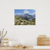 Alps Chamonix Poster (Keuken)