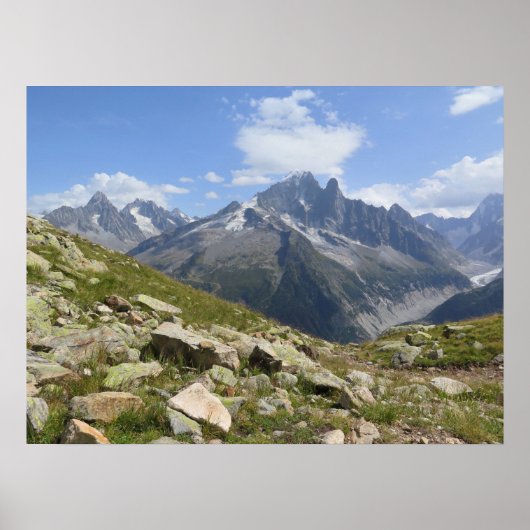 Alps Chamonix Poster (Voorkant)