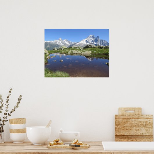 Alps Chamonix Poster (Keuken)