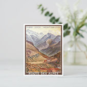 Alps France vintage Briefkaart (Staand voorkant)