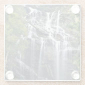 Alps Mountain Top Waterfall Glazen Onderzetter (Achterkant)