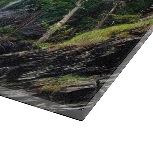 Alps Mountain Top Waterfall Snijplank (Hoek)