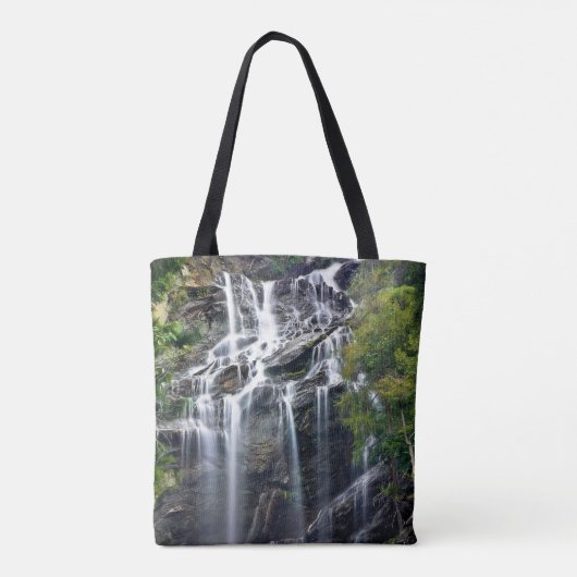 Alps Mountain Top Waterfall Tote Bag (Achterkant)