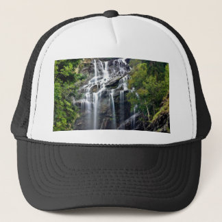 Alps Mountain Top Waterfall Trucker Pet